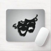 Komödie und Masken des Theaters Mousepad (Mit Mouse)