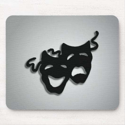 Komödie und Masken des Theaters Mousepad (Vorne)