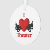 Komödie und Masken des Theaters Ornament (Vorderseite)