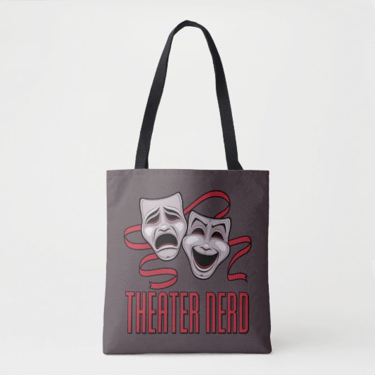 Komödie und Tragödie Theater Nerd Tasche (Vorderseite)