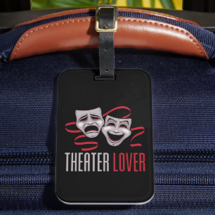 Komödie und Tragödie Theaterliebhaber Gepäckanhänger