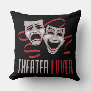 Komödie und Tragödie Theaterliebhaber Kissen