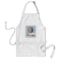 Komödien-Schürze der Königin-Elizabeth II