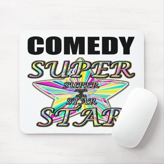 Komödien-Superstar Mousepad (Mit Mouse)