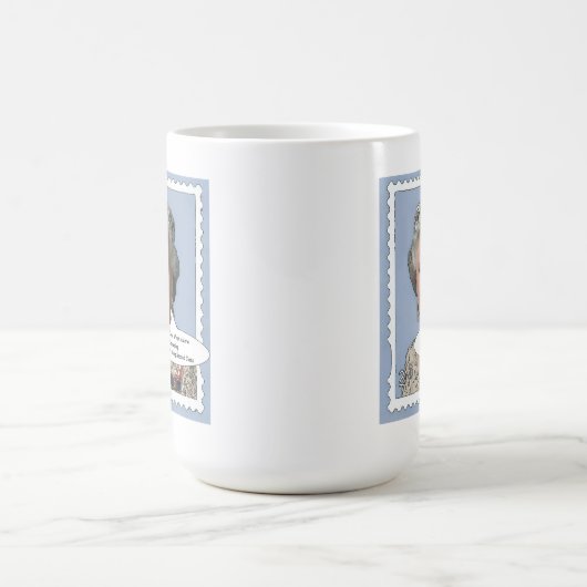 Komödien-Tasse der Königin-Elizabeth II Kaffeetasse (Mittel)