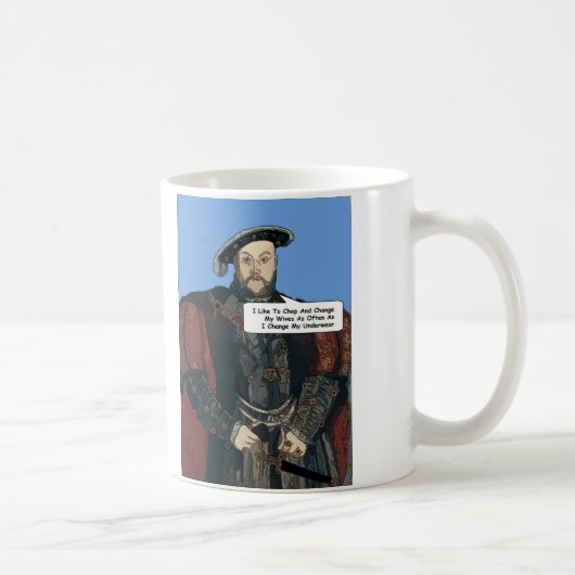 Komödien-Tasse Königs Henry VIII Kaffeetasse (Rechts)