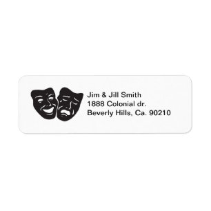Komödien-Tragödie-Drama-Theater-Masken