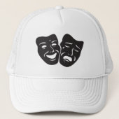 Komödien-Tragödie-Drama-Theater-Masken Truckerkappe (Vorderseite)