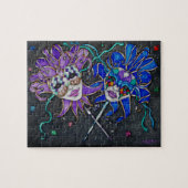 Komödien-/Tragödie-Spaßvogel-Masken Puzzle (Horizontal)