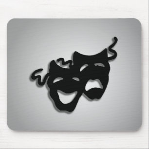 Komödien- und Tragödientheatermasken Mousepad
