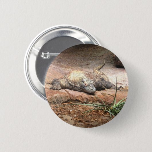 Komodo Drache Button (Vorne & Hinten)