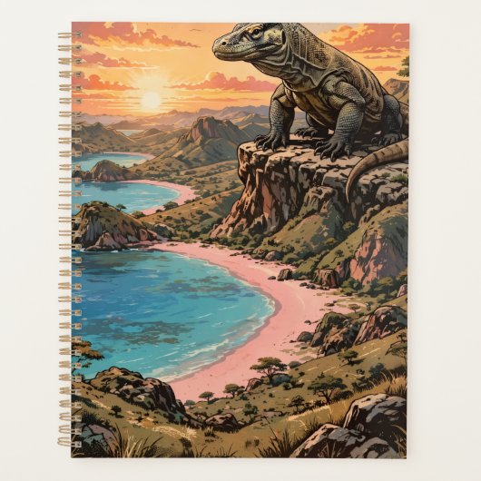 Komodo-Drache König der Insel Planer (Vorderseite)