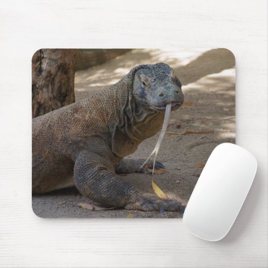 Komodo Drache-Lecken Mousepad (Mit Mouse)