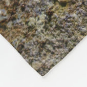 Komodo Drache zeigt seine Zunge Fleecedecke (Ecke)