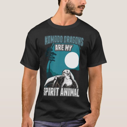 Komodo Dragon are my spirit animals Komodowaran T-Shirt (Vorderseite)