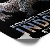 Komodo Dragon - Die größte Lizard der Welt. Poster (Ecke)