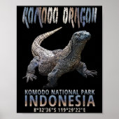 Komodo Dragon - Die größte Lizard der Welt. Poster (Vorne)