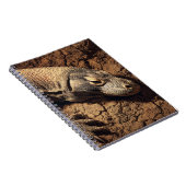 Komodo Dragon Earth Tones Notebook Notizblock (Rechte Seite)