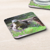 Komodo Dragon Hard Plastic / Cork Untersetzer (Linke Seite)