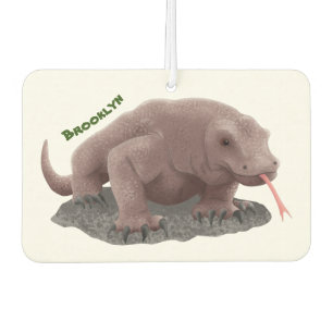 Komodo Dragon Illustration Autolufterfrischer