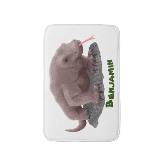 Komodo Dragon Illustration Badematte (Vorderseite Vertikal)