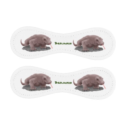 Komodo Dragon Illustration Baseball (Paneele)