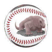 Komodo Dragon Illustration Baseball (Vorderseite Links)