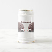 Komodo Dragon Illustration Bierglas (Mittel)