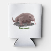 Komodo Dragon Illustration Dosenkühler (Vorderseite)