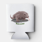 Komodo Dragon Illustration Dosenkühler (Rückseite)