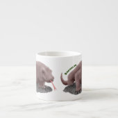 Komodo Dragon Illustration Espressotasse (Vorderseite)