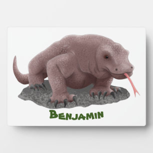 Komodo Dragon Illustration Fotoplatte