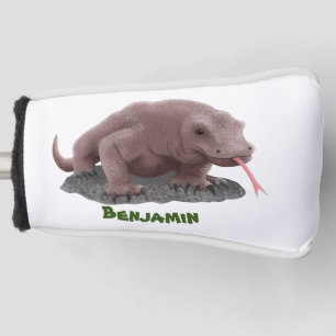 Komodo Dragon Illustration Golf Headcover