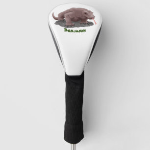 Komodo Dragon Illustration Golf Headcover