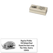 Komodo Dragon Illustration Gummistempel (Stempel)