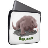 Komodo Dragon Illustration Laptopschutzhülle (Vorne Rechts)