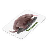 Komodo Dragon Illustration Magnet (Linke Seite)