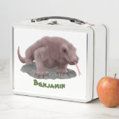 Komodo Dragon Illustration Metall Brotdose (Beispiel)