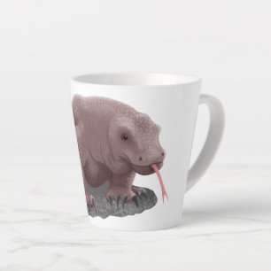 Komodo Dragon Illustration Milchtasse