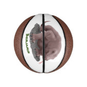 Komodo Dragon Illustration Mini Basketball (Vertikal)
