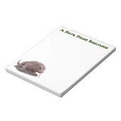 Komodo Dragon Illustration Notizblock (Rotiert)