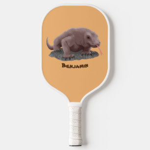Komodo Dragon Illustration Pickleball Schläger