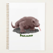 Komodo Dragon Illustration Planer (Vorderseite)