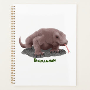 Komodo Dragon Illustration Planer