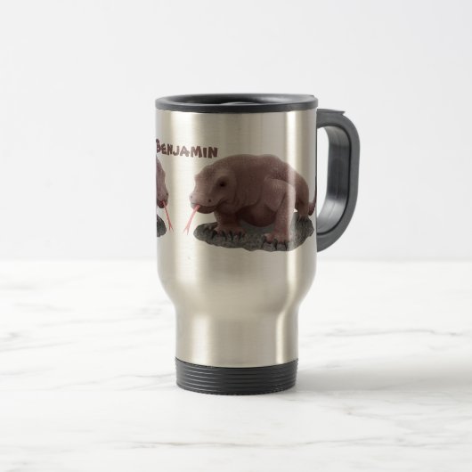 Komodo Dragon Illustration Reisebecher (VorderseiteRechts)