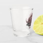 Komodo Dragon Illustration Schnapsglas (Links)