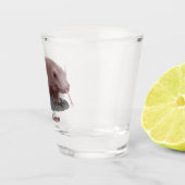 Komodo Dragon Illustration Schnapsglas (Rechts)