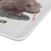Komodo Dragon Illustration Schneidebrett (Ecke)