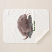 Komodo Dragon Illustration Sherpadecke (Vorderseite (Horizontal))