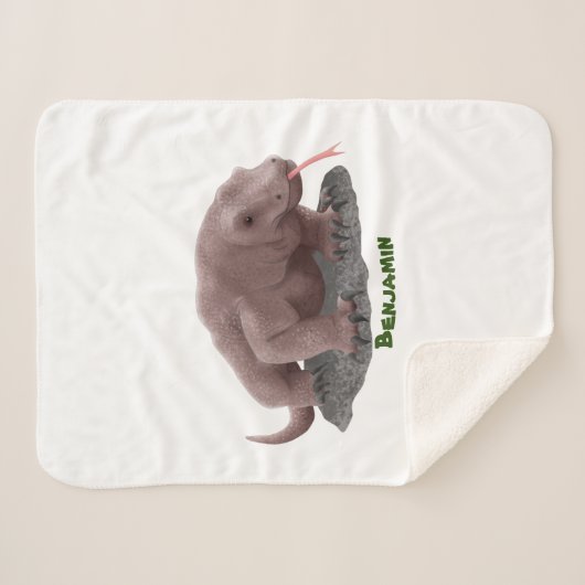 Komodo Dragon Illustration Sherpadecke (Vorderseite (Horizontal))